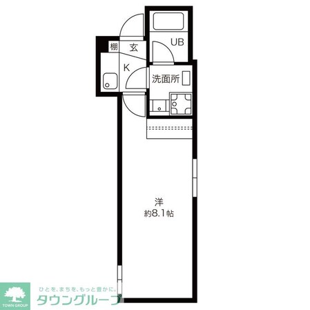 Mythos板橋新河岸の物件間取画像
